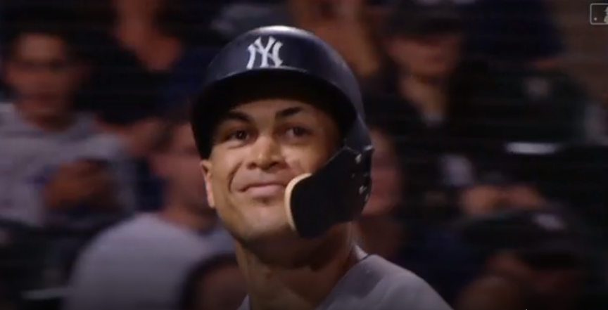 Isiah Kiner-Falefa's hilarious gesture to umpires goes viral after pitching  in Yankees' blowout Twins loss