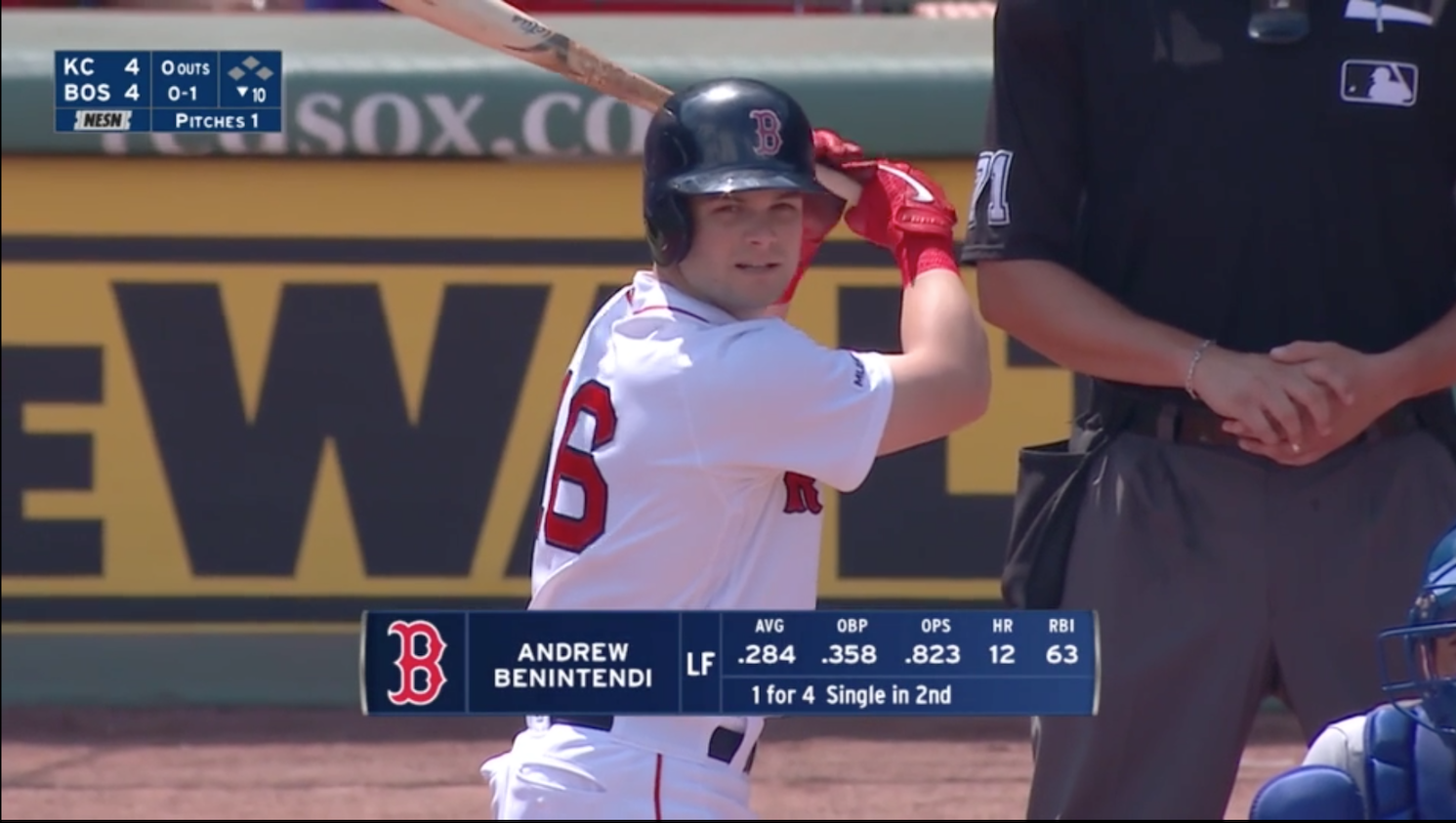 Here comes Andrew Benintendi, stamped with 'rush delivery' to the Red Sox