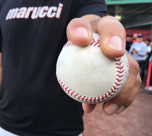 Madison Bumgarner Ball to Tim Anderson, 09/10/2017