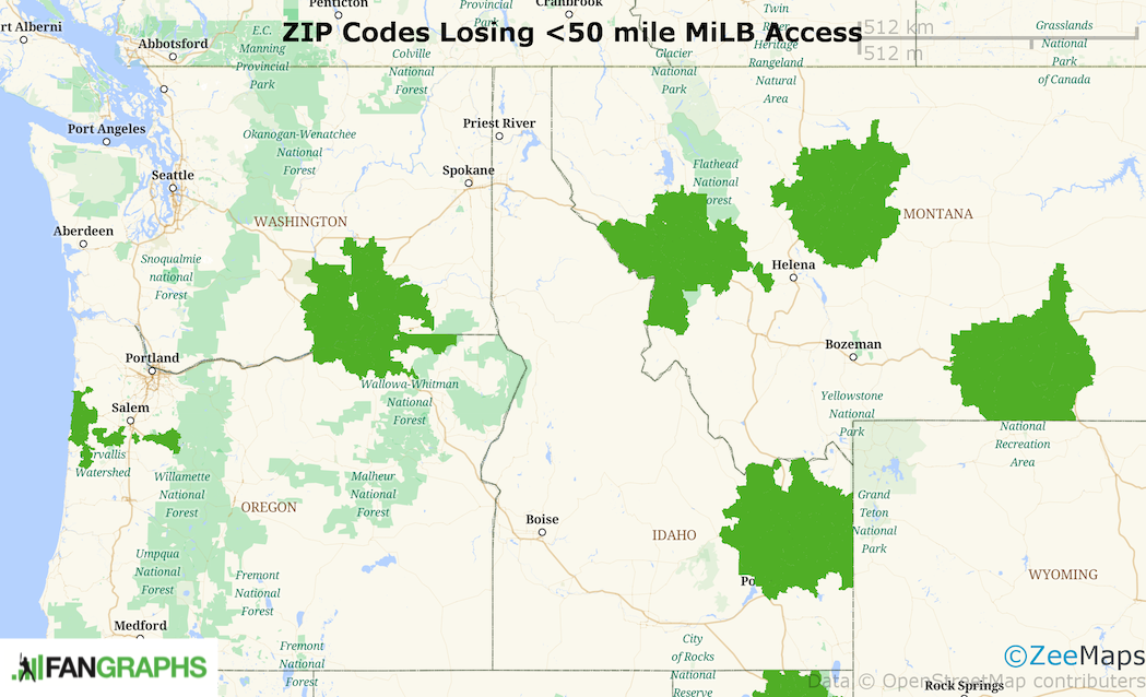 Take Me Out to the Ballgame? Mapping the New MiLB Landscape