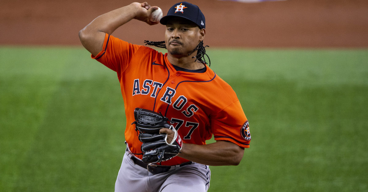 Houston Astros on X: Nine strikeouts for Luis Garcia, tying a career high.   / X