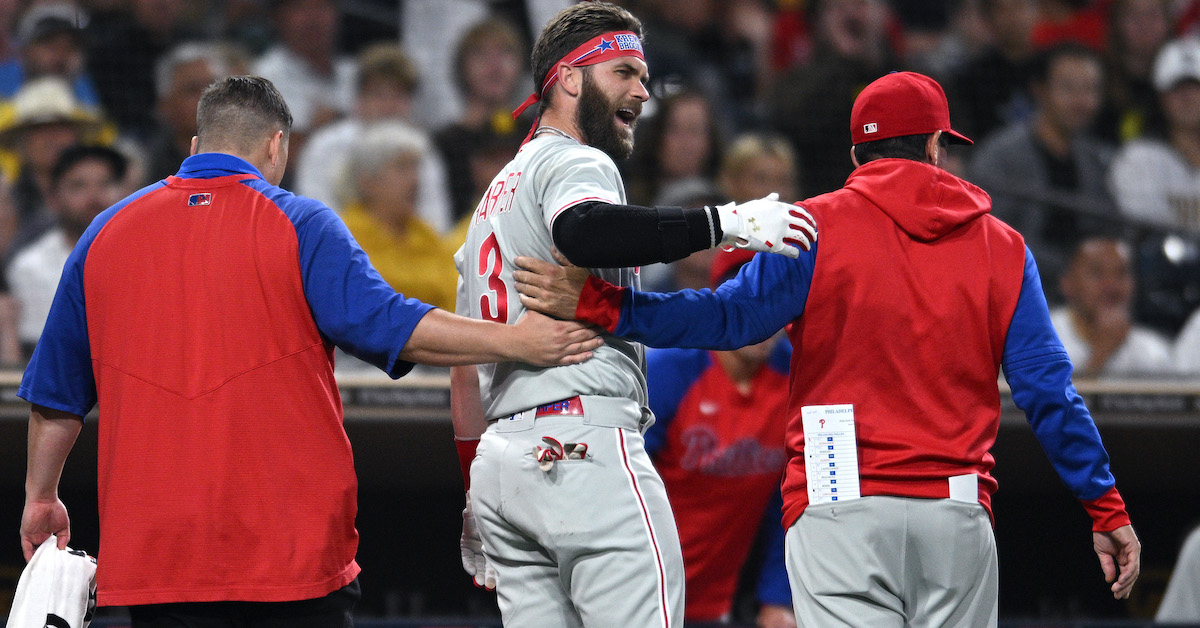 I wish it hit my face': 97 mph fastball breaks NL MVP Bryce Harper's thumb, Philadelphia Phillies