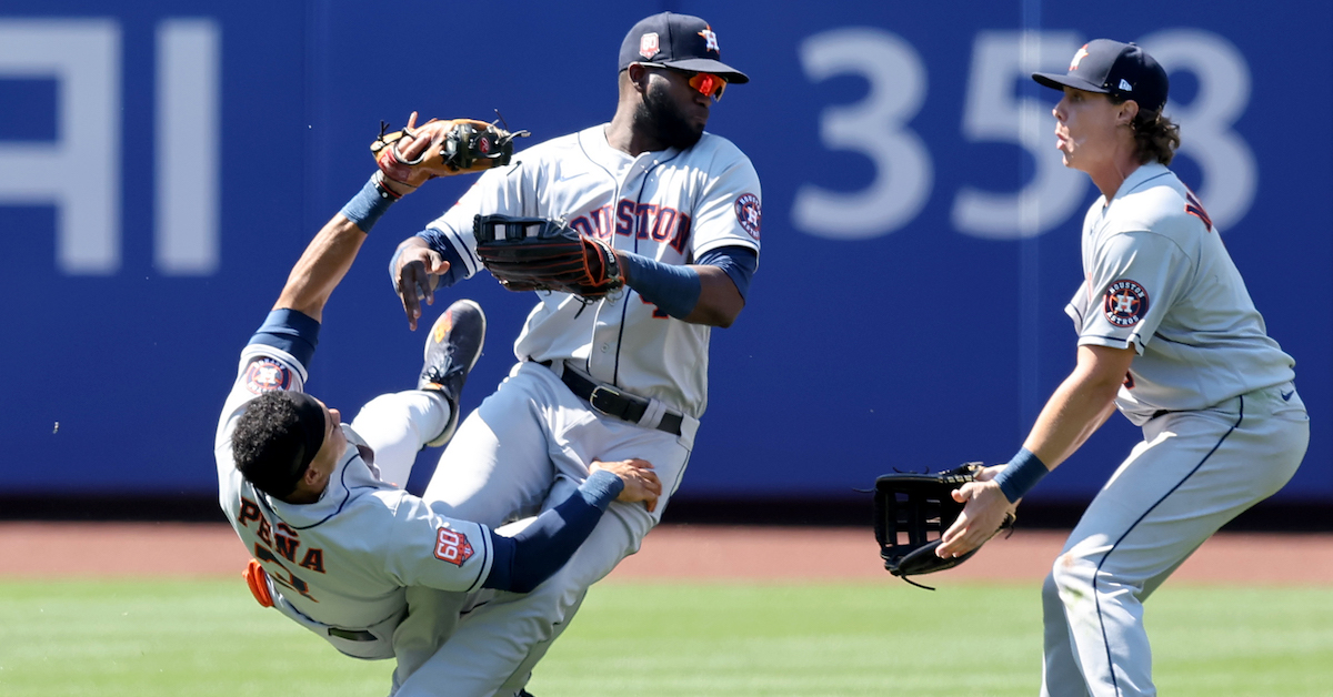 Meyers, other Astros go deep to split series with Yankees