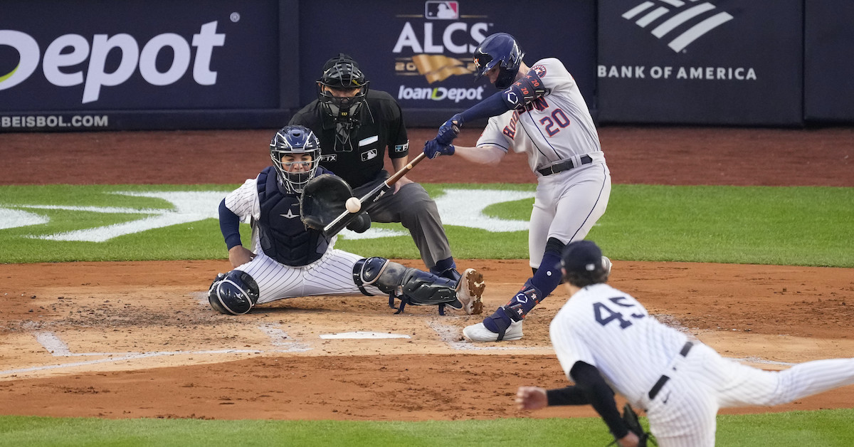 Astros' Chas McCormick, viral sensation for catch, breaks out at plate