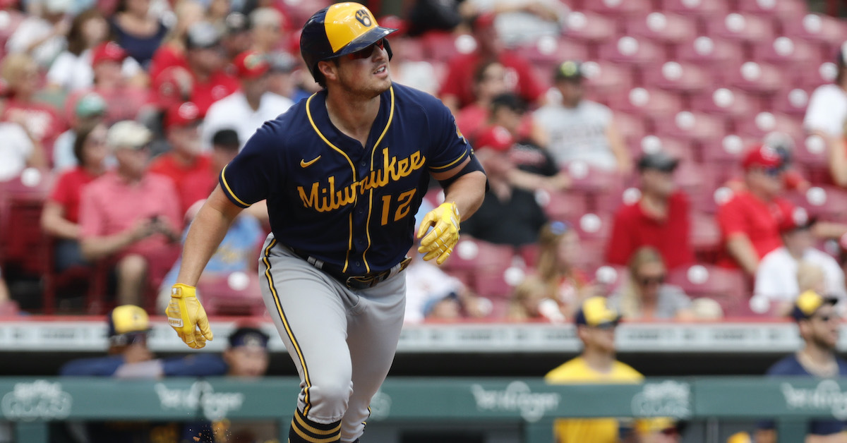 Who did the Brewers get in the Hunter Renfroe trade with the Angels?