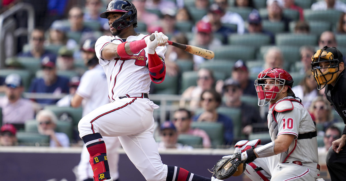 Ronald Acuña Jr. scores on insane slide in extras; MLB fans react