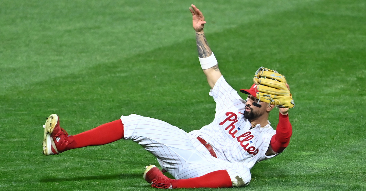 Nick Castellanos' catch saves World Series Game 1