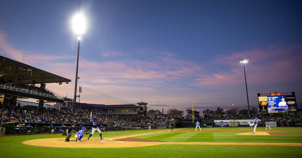 Miguel Antonio Vargas of the Los Angeles Dodgers stands in the