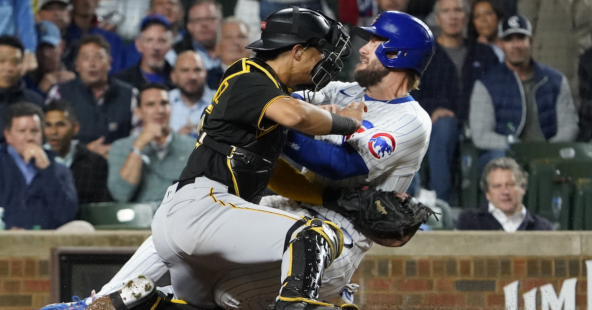 Cubs' Kyle Schwarber draws attention for his throwing arm in left field