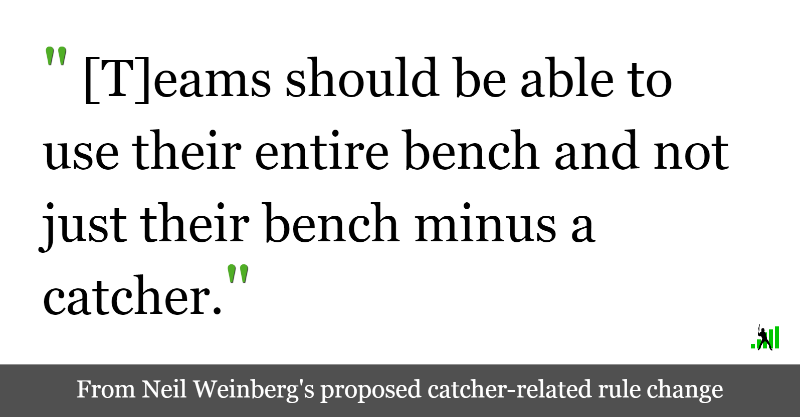 Let s Make The Bullpen Catcher The Emergency Catcher FanGraphs Baseball