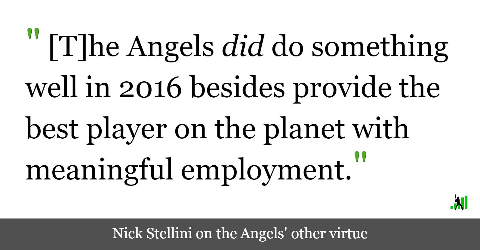 The Angels Were the Best at Something FanGraphs Baseball