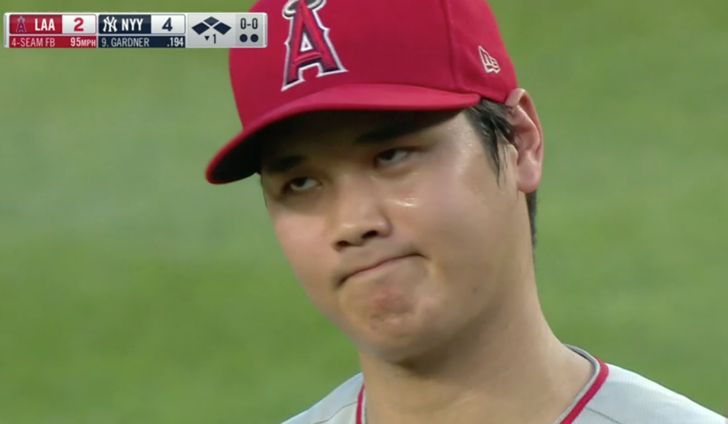 Ohtani Serves Up a Dud in the Bronx, But Angels Recover to Win a Wet